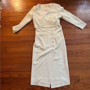 Vintage Liz Claiborne Ivory Dress